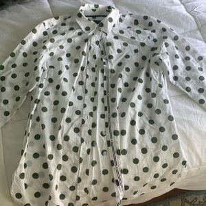 talbots XS button down